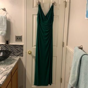 Ralph Lauren Green Evening Dress-Size 6